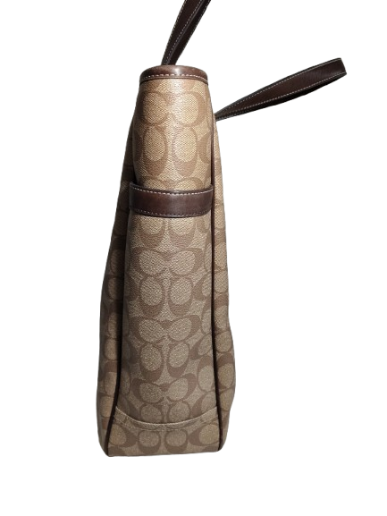 COACH Tote Bag 70336 Rank B Brown