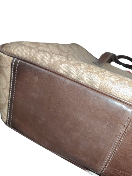 COACH Tote Bag 70336 Rank B Brown