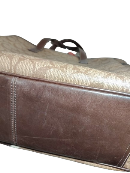COACH Tote Bag 70336 Rank B Brown