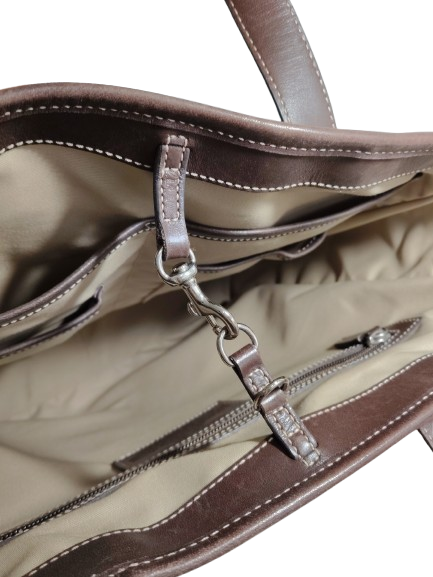 COACH Tote Bag 70336 Rank B Brown