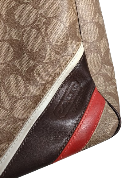 COACH Tote Bag 70336 Rank B Brown