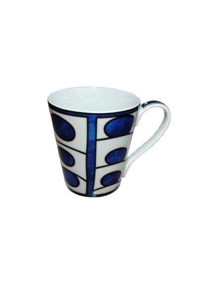 CUP HERMES WHITE AND BLUE BLUES D'AILLEURS