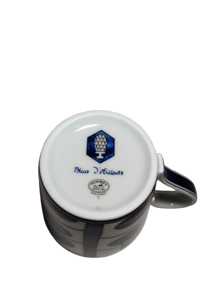 CUP HERMES WHITE AND BLUE BLUES D'AILLEURS