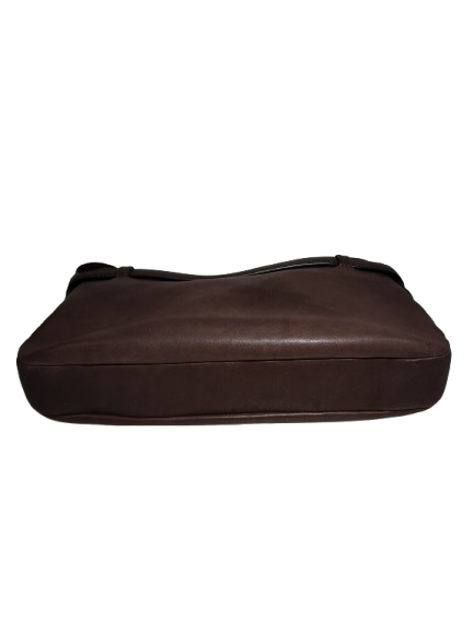 MIU MIU HANDBAG RANK B 5BC182 BROWN STAIN NAPPA AVIATOR