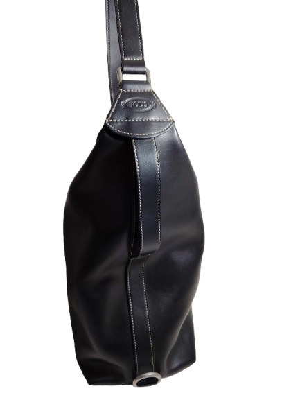 TOD'S SHOULDER BAG RANK AB BLACK MEDA
