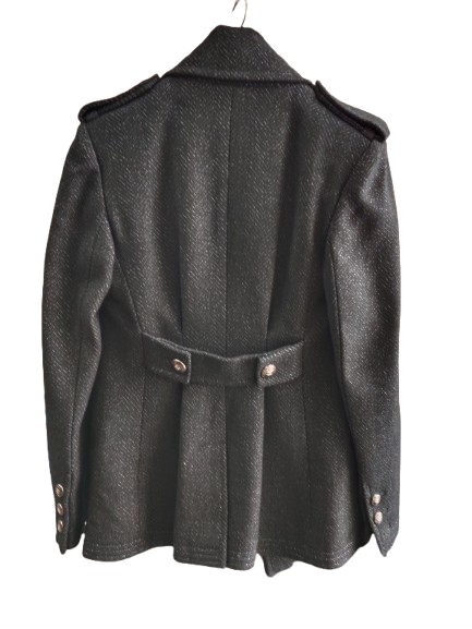 CHANEL Coat Lady's Black Rank B P50310V37097