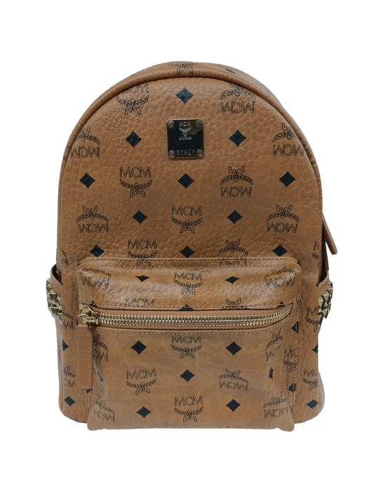 MCM Rucksack MMK6SVE37C0001  Brown/Gold (Rank B)