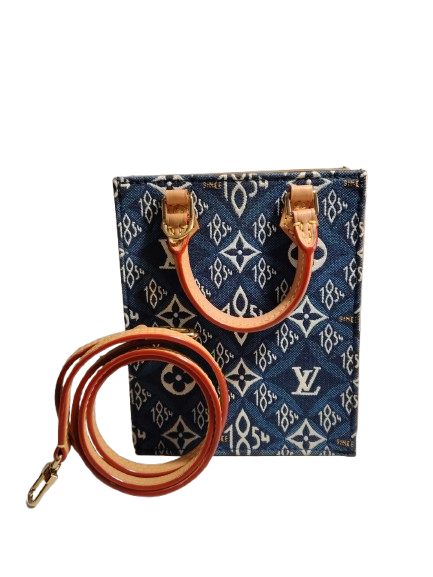 LOUIS VUITTON 2WAY Bag Monogram M80288 Rank AB Navy With Cloth Bag/Box SP0281