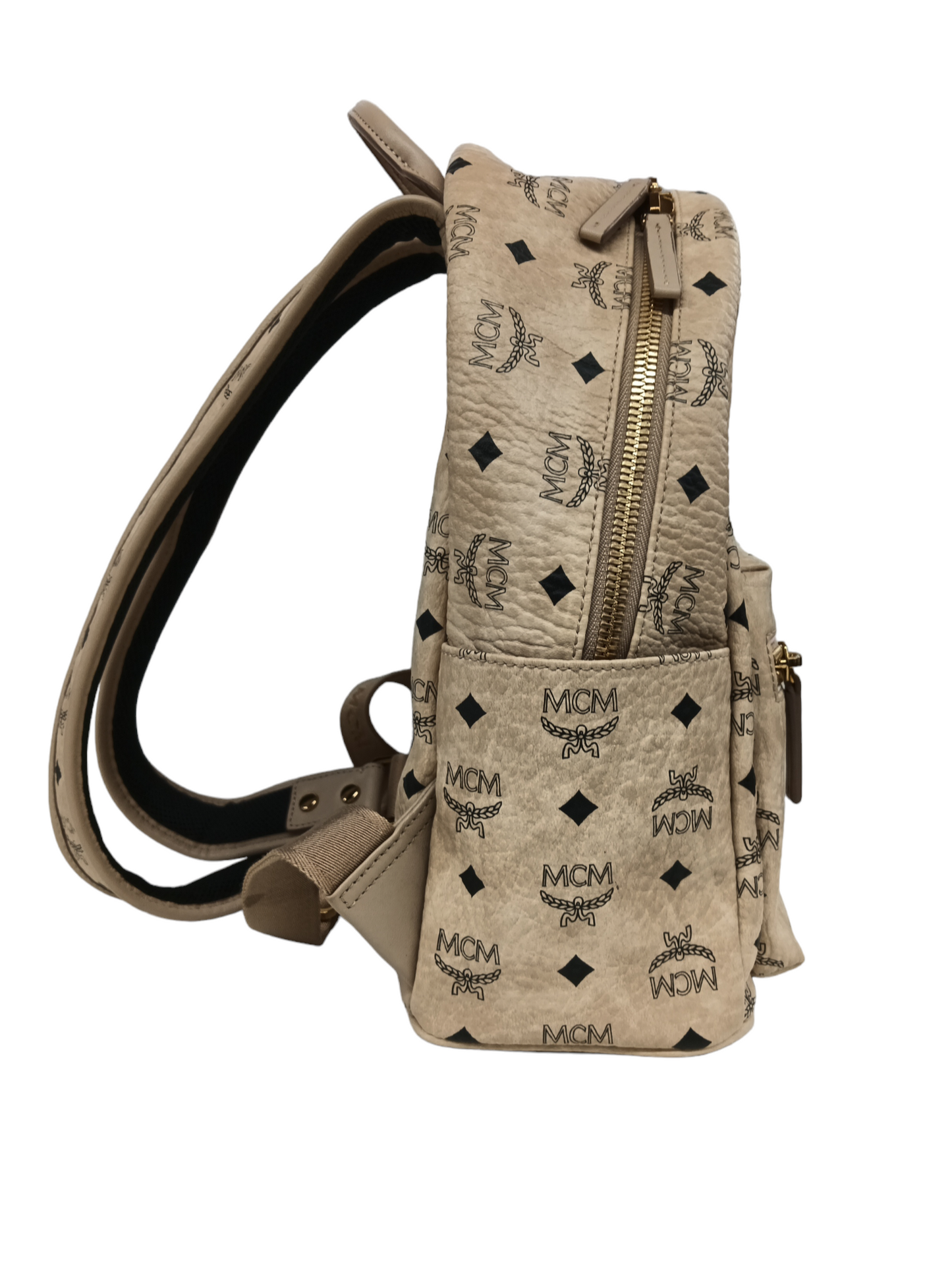 MCM Rucksack Beige 19717 Rabbit MWK8SXL30IG001 (Rank B)