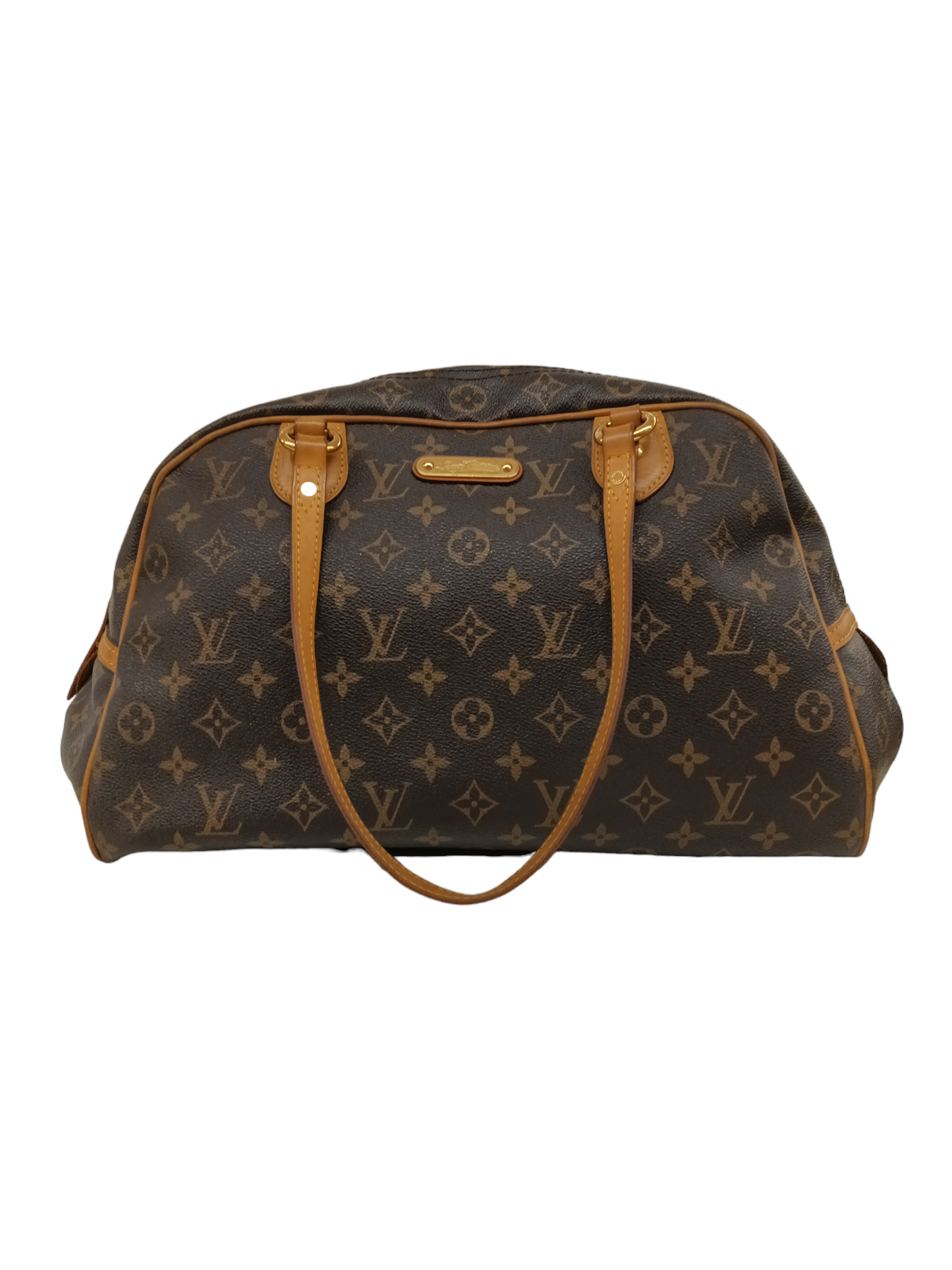 LOUIS VUITTON Shoulder Bag Monogram M95565 Brown MI0088 montorgueil pm