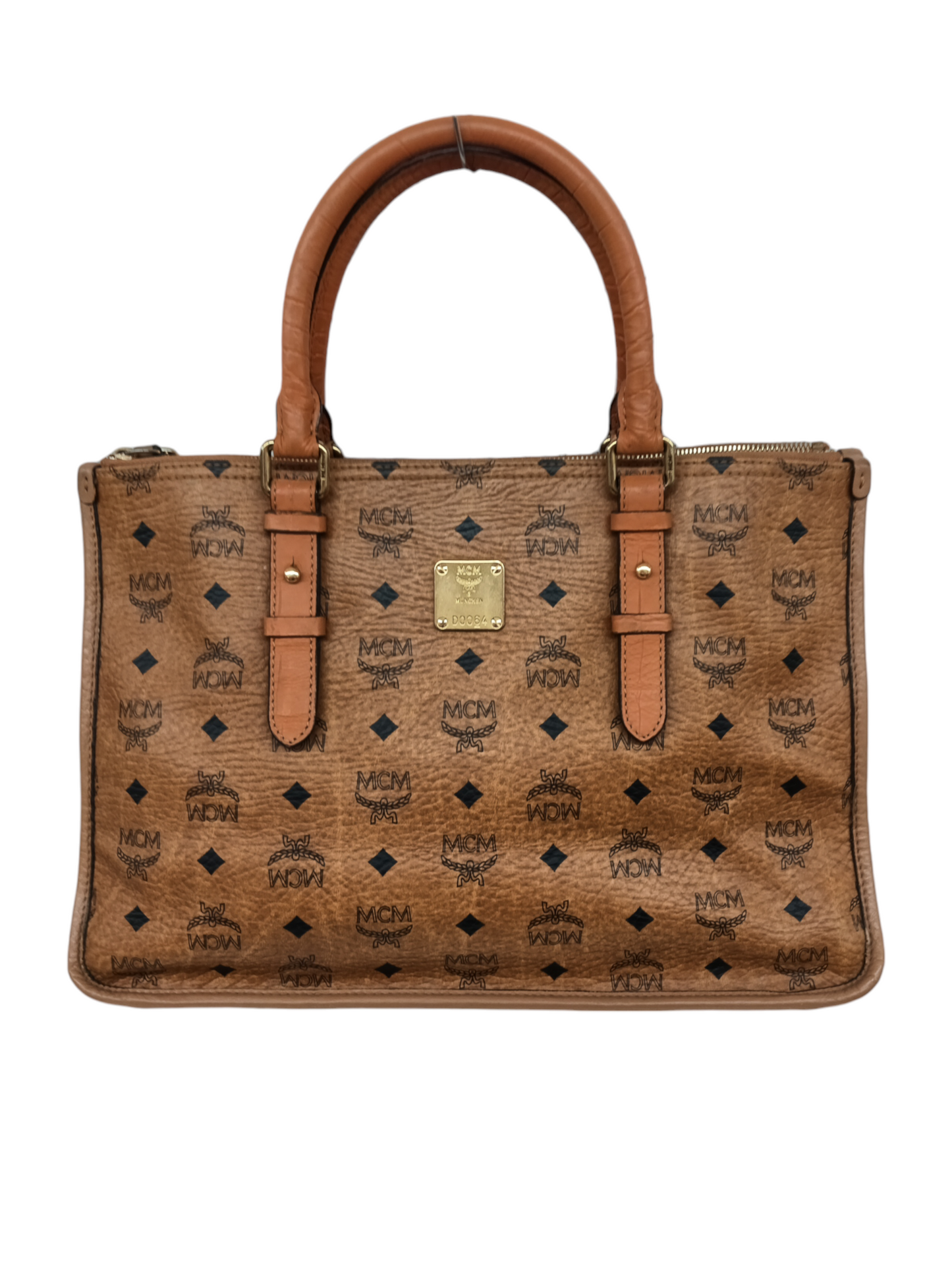 MCM 2WAY Bag Brown *Scratch Stain