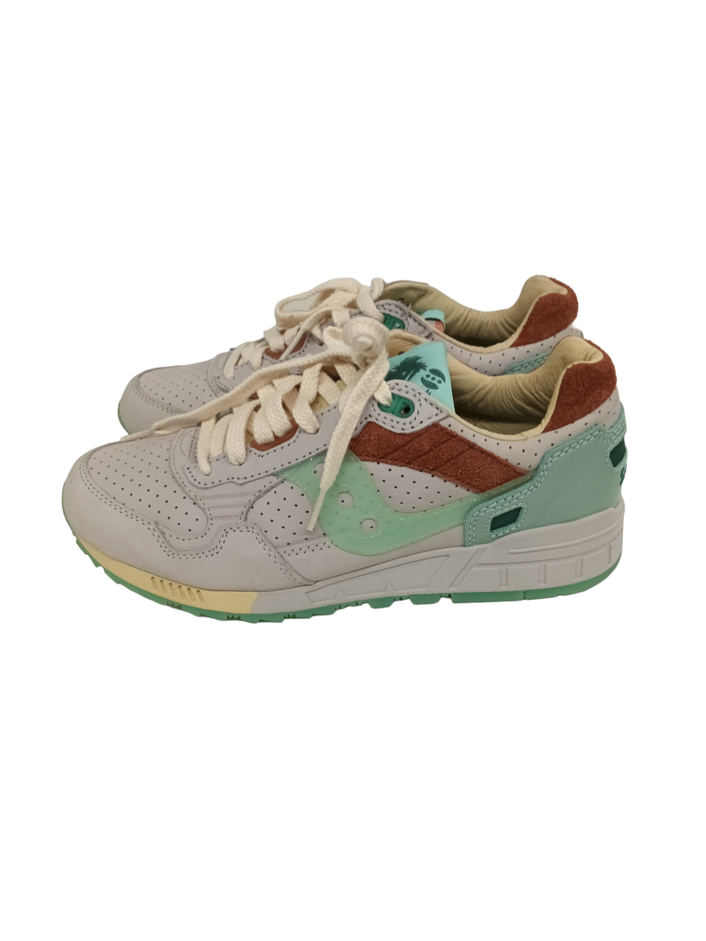 SAUCONY Sneaker 8US S70701-1 Lady's Beige*Green