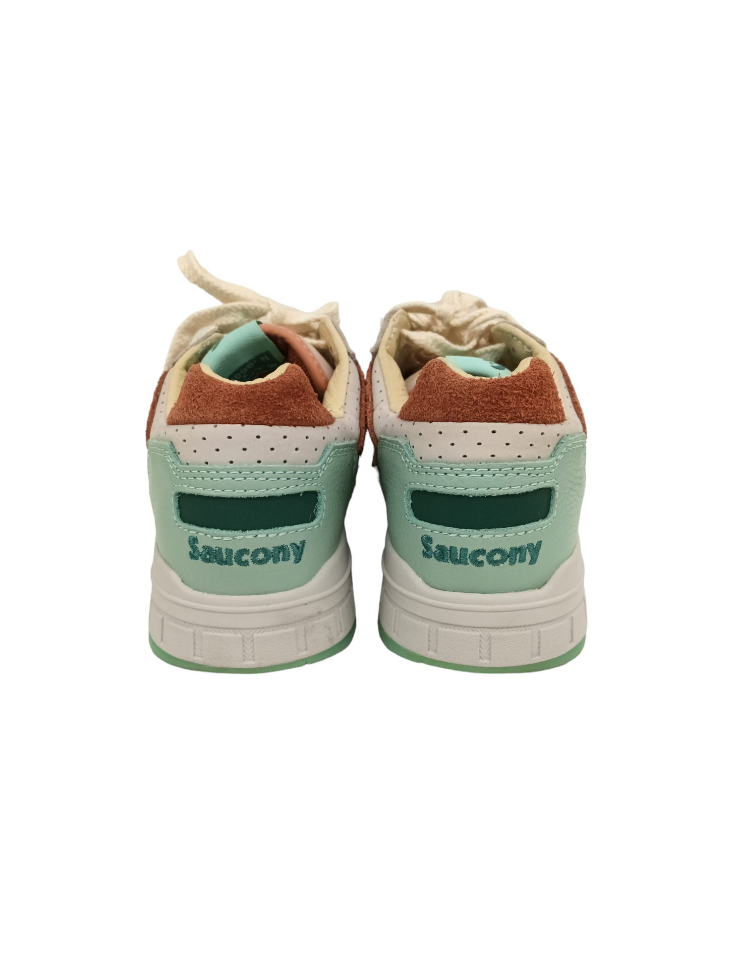 SAUCONY Sneaker 8US S70701-1 Lady's Beige*Green