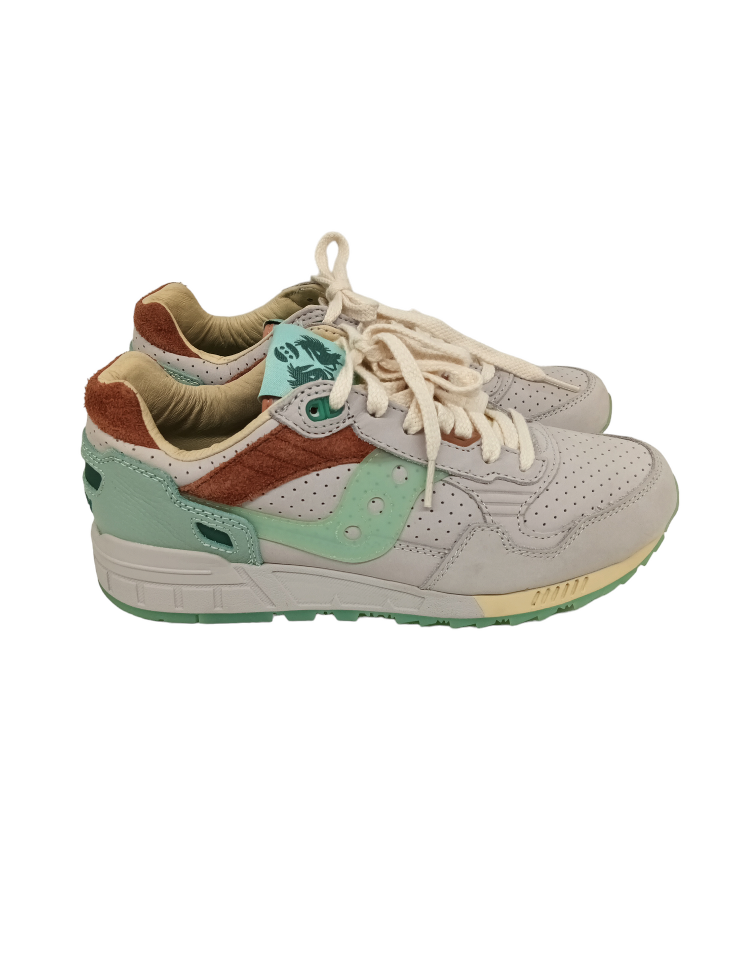 SAUCONY Sneaker 8US S70701-1 Lady's Beige*Green