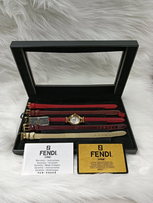 FENDI Wrist Watch 64OL With Box *Strap Damage