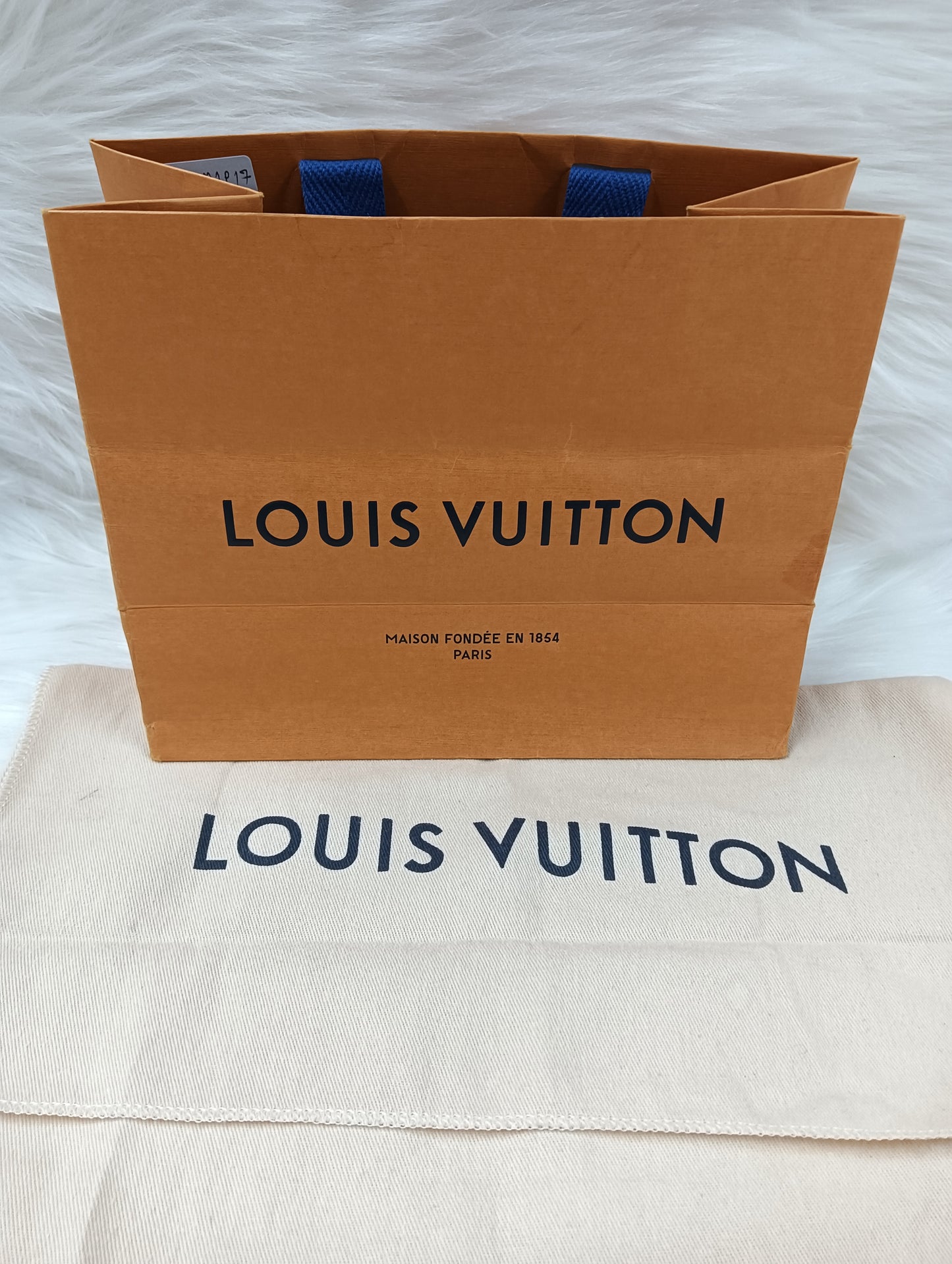 LOUIS VUITTON HandBag Damier Pochette N58009 Brown SF4184 (Rank B)