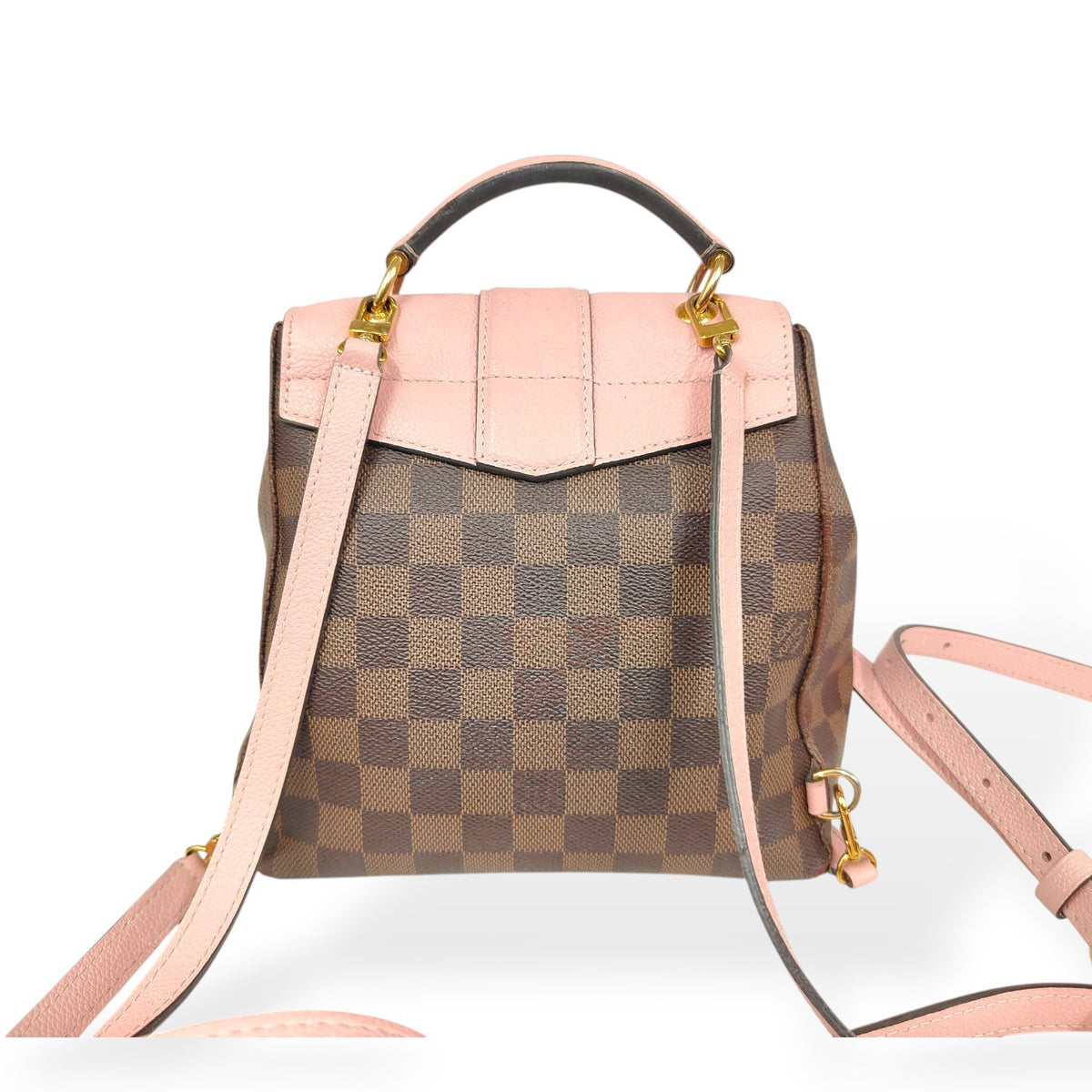 LOUIS VUITTON Rucksack Clapton N42262 SR0168 Brown and Pink Rank(B)