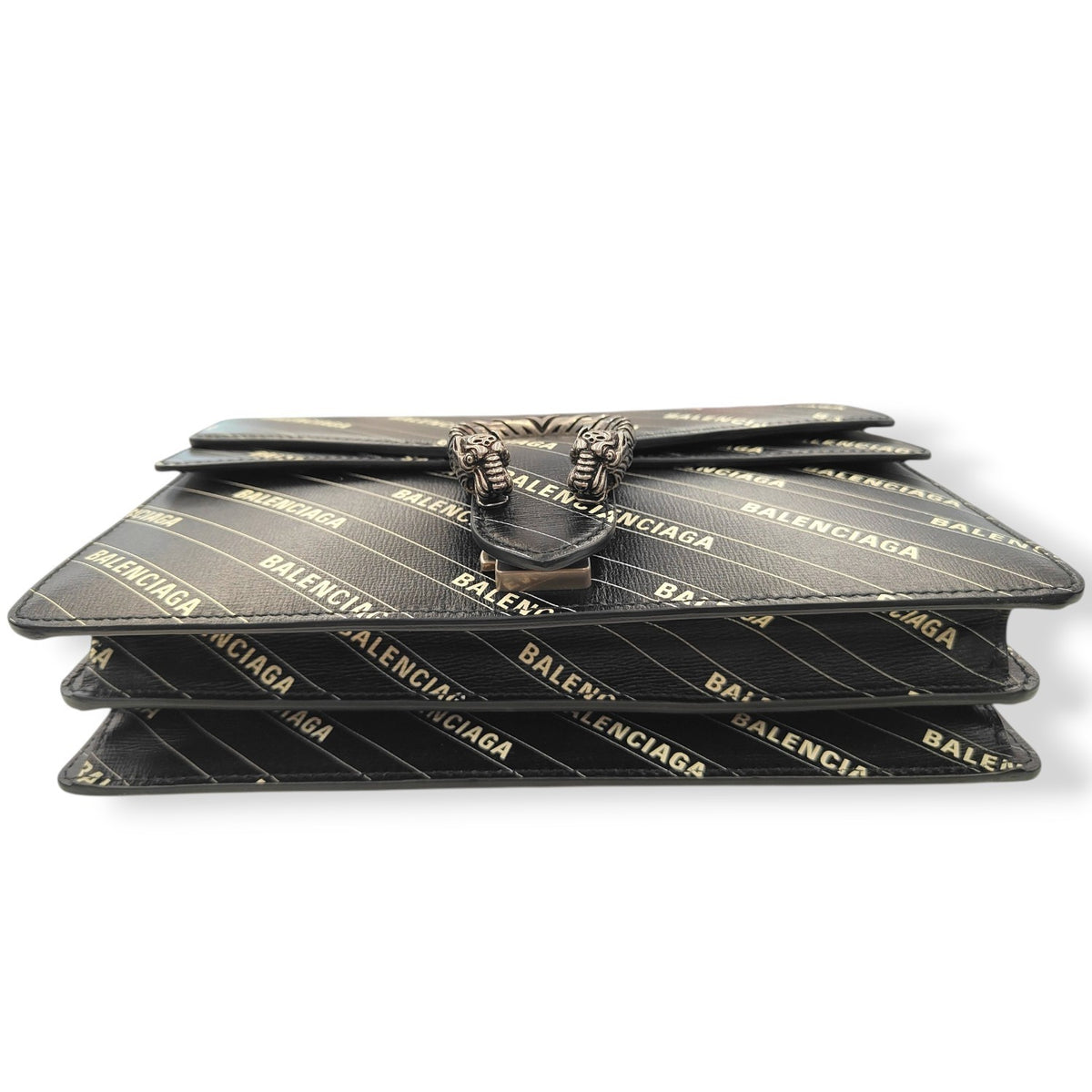 GUCCI X BALENCIAGA Chain Shoulder Bag 400249 Black and White 520981 The Hacker Project Dionysus Rank(AB)
