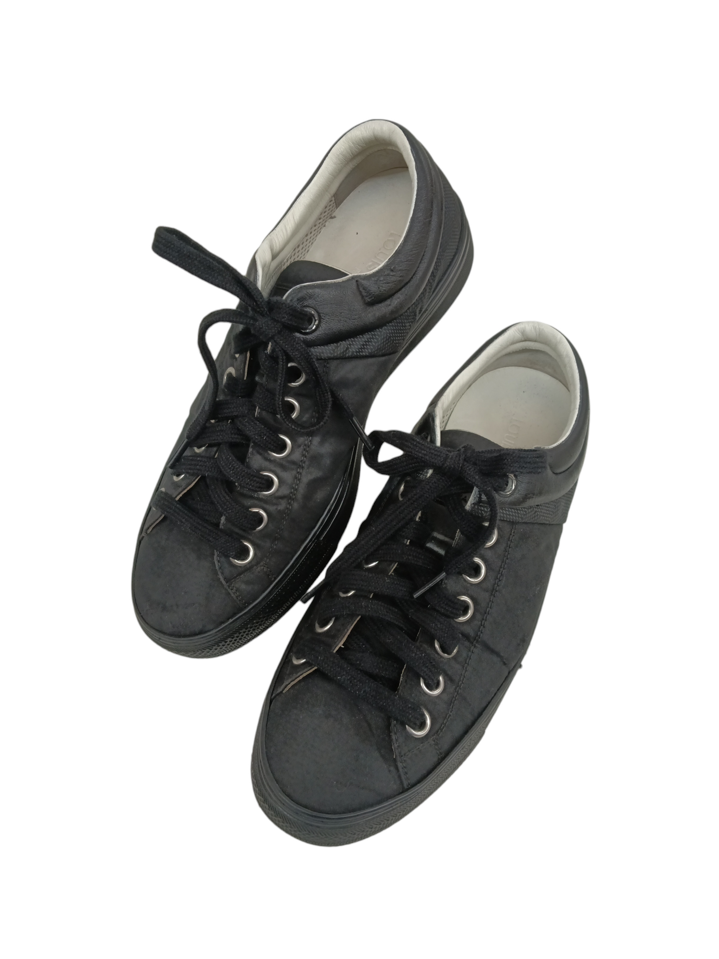 LOUIS VUITTON Sneaker 5 Lady's Black 0125 (Rank B)