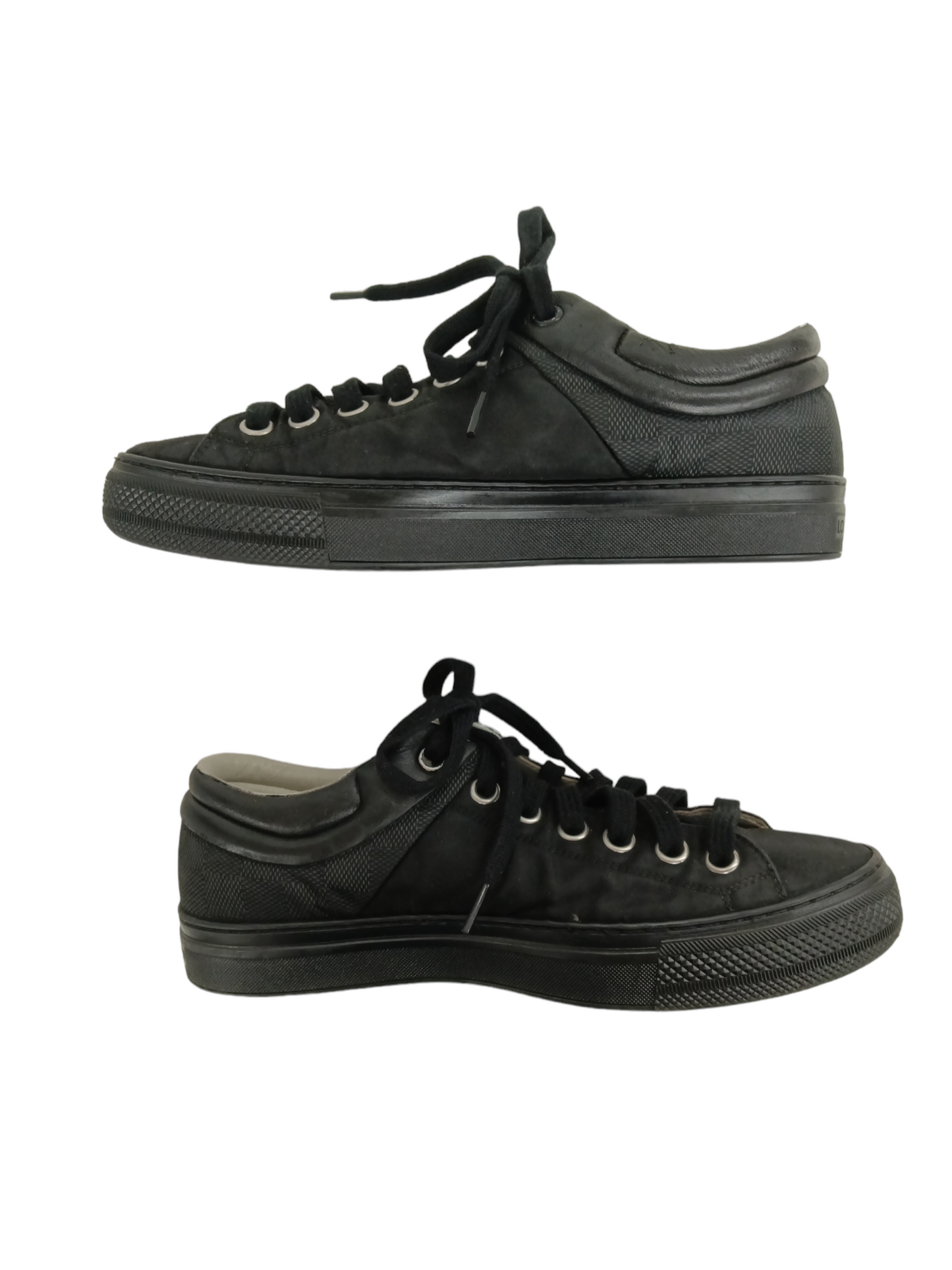 LOUIS VUITTON Sneaker 5 Lady's Black 0125 (Rank B)