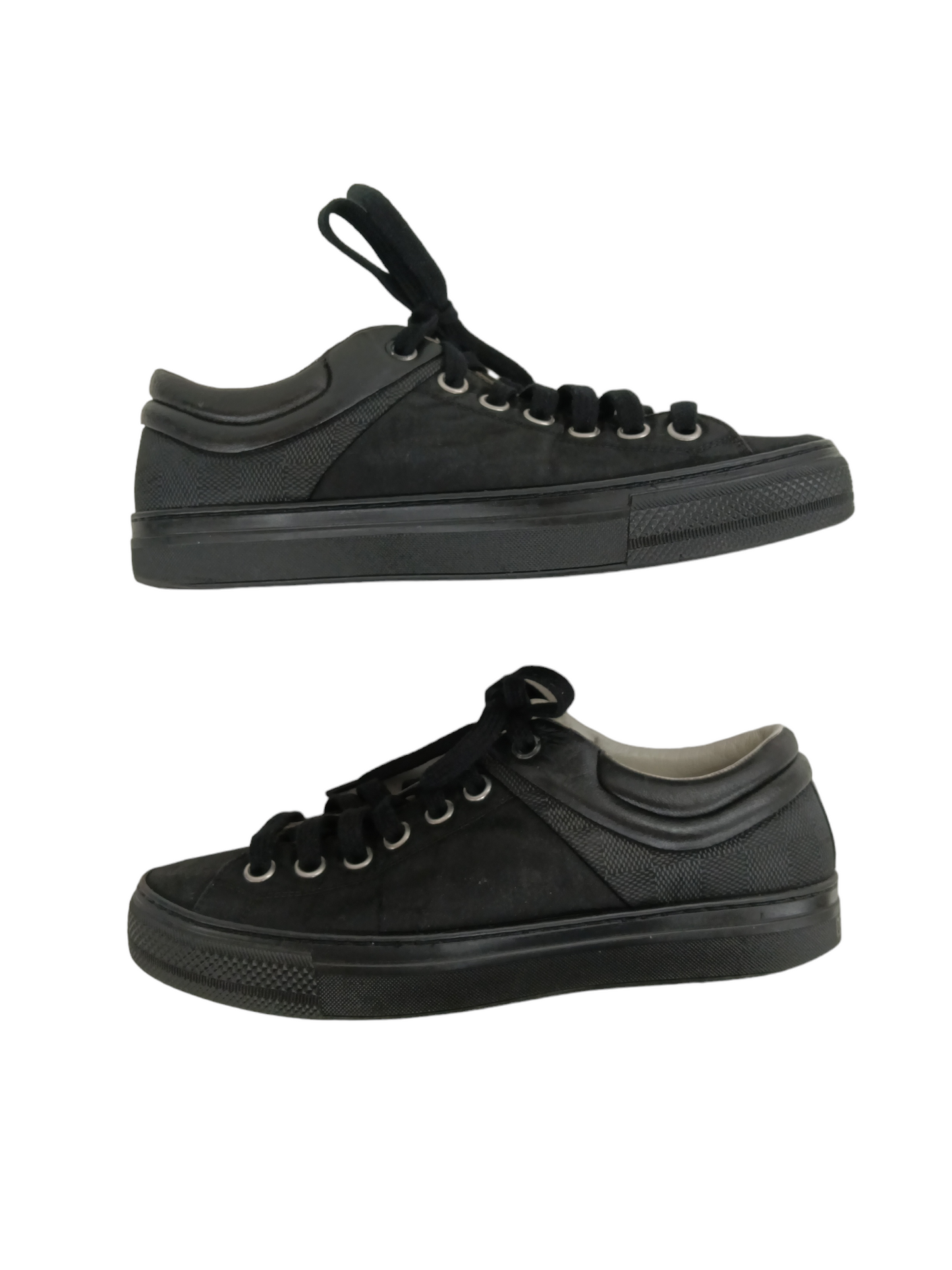 LOUIS VUITTON Sneaker 5 Lady's Black 0125 (Rank B)