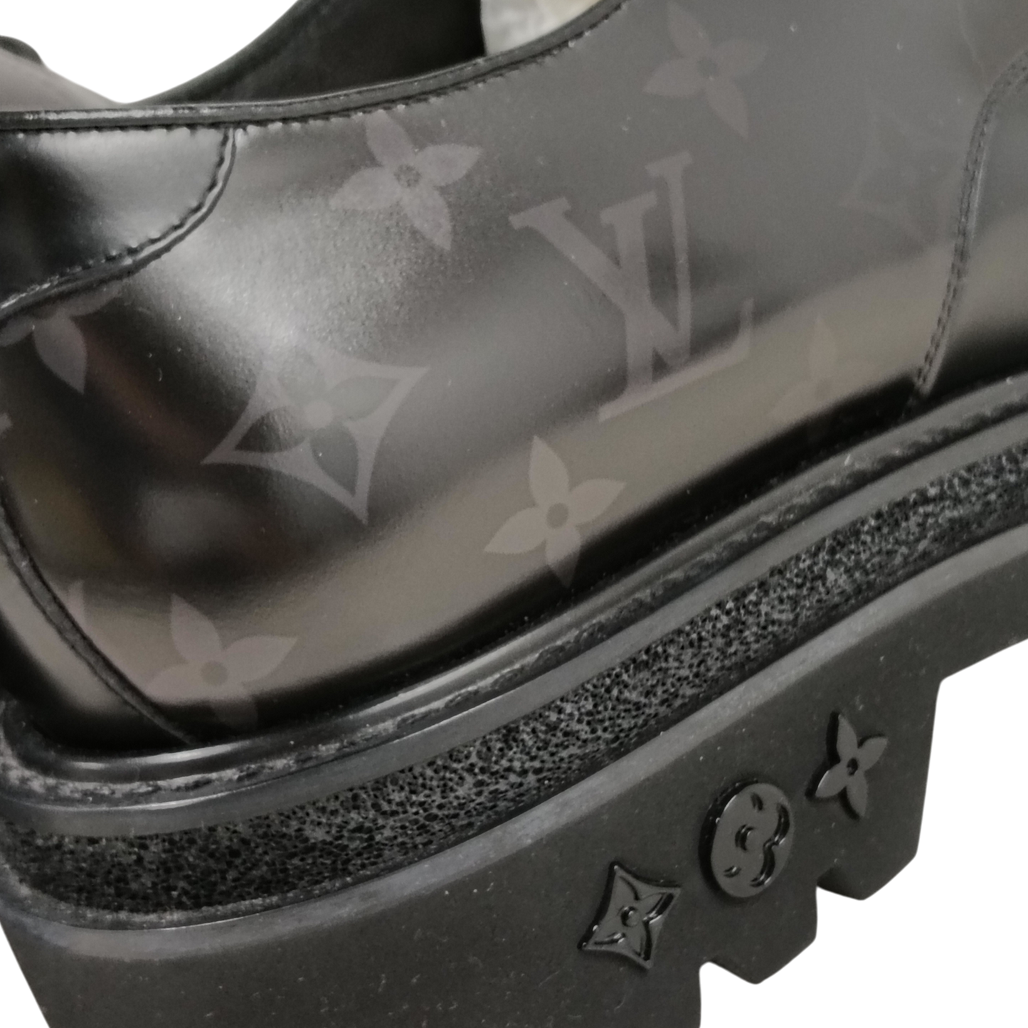 LOUIS VUITTON Boots Size 9 Mens Black Rank (B) DI 0280