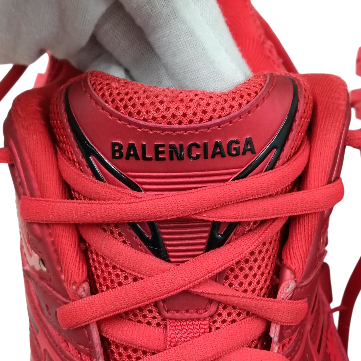BALENCIAGA Sneaker 43 Mens 685613  Red Rank (B) Stain