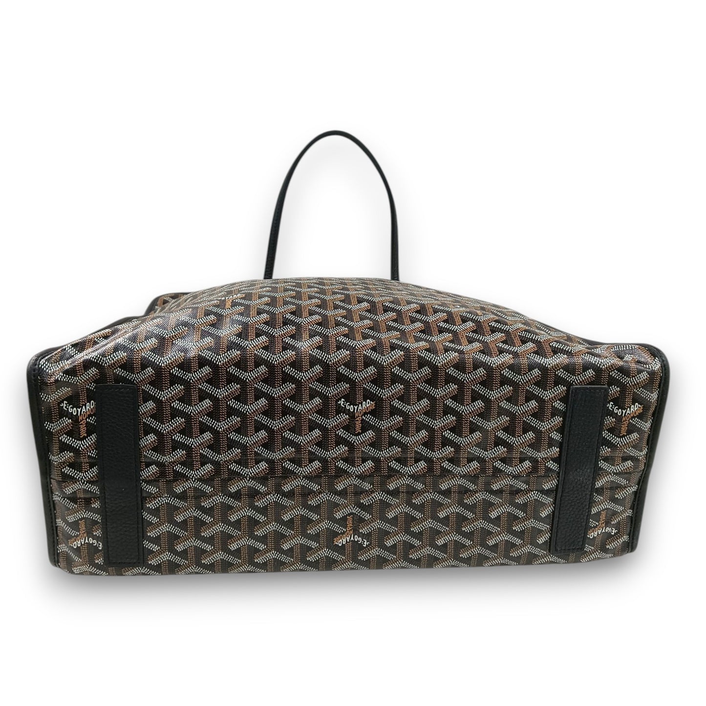 GOYARD Handbag Hardy PM Rank (AB) Black/Brown BAE 020189