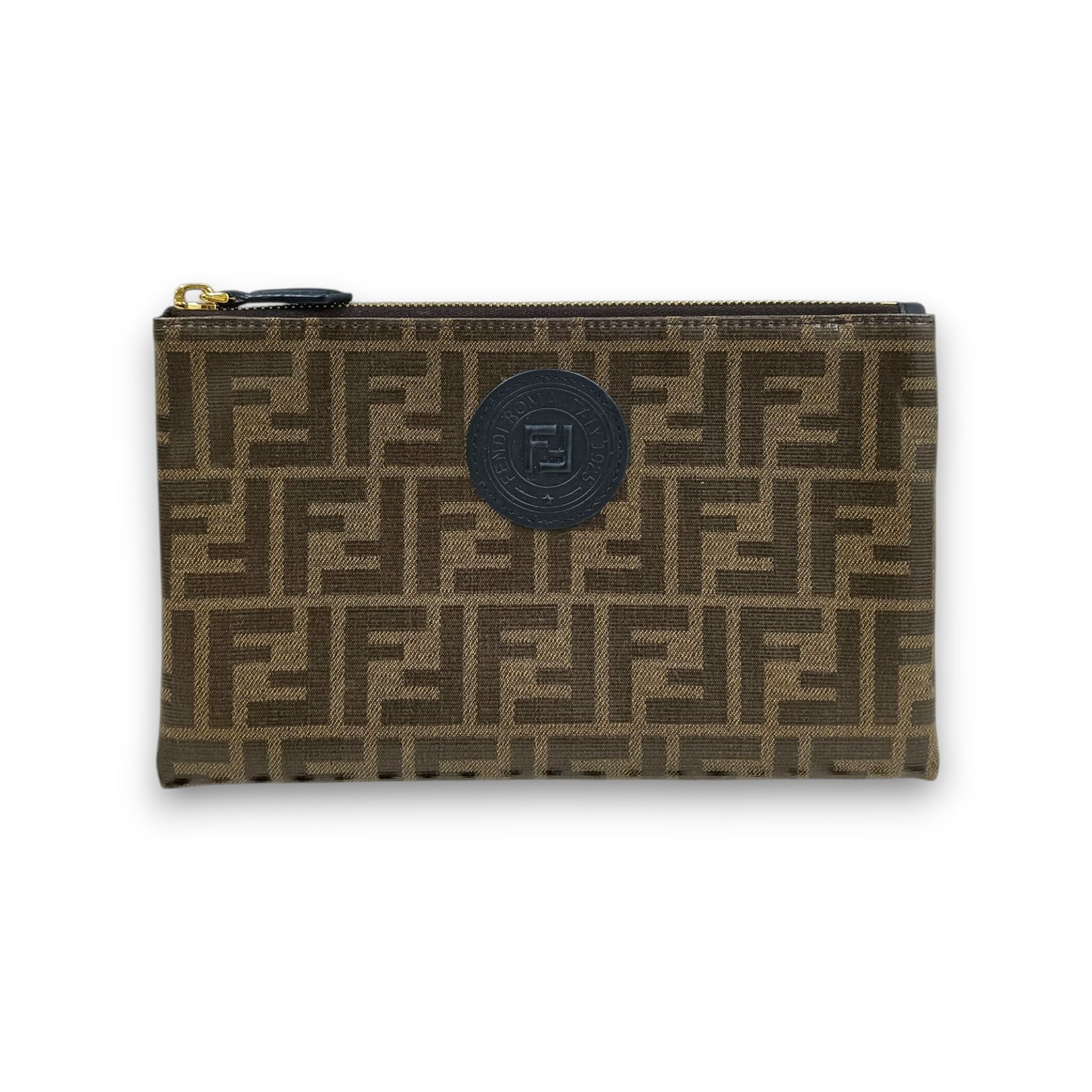 FENDI Clutch Bag 05642497 Rank (B) Brown Damage *Sticky