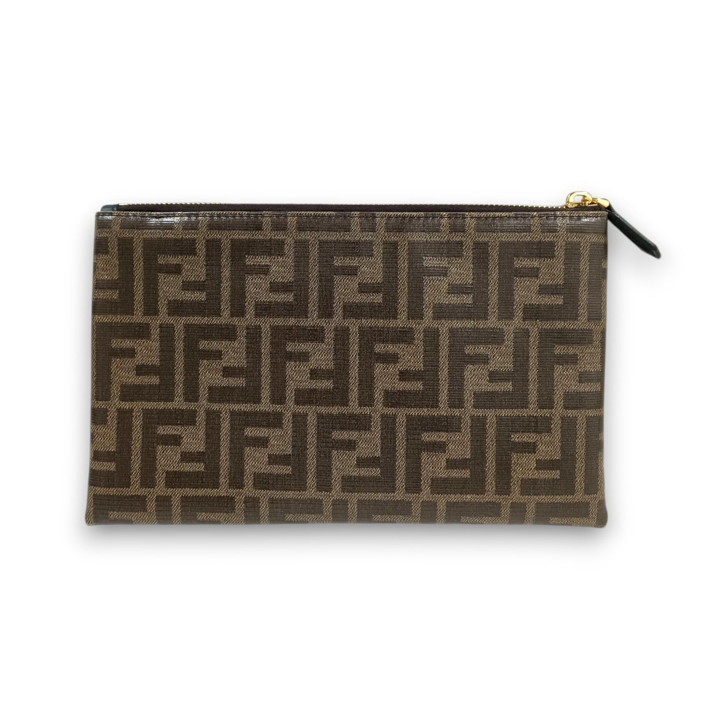 FENDI Clutch Bag 05642497 Rank (B) Brown Damage *Sticky
