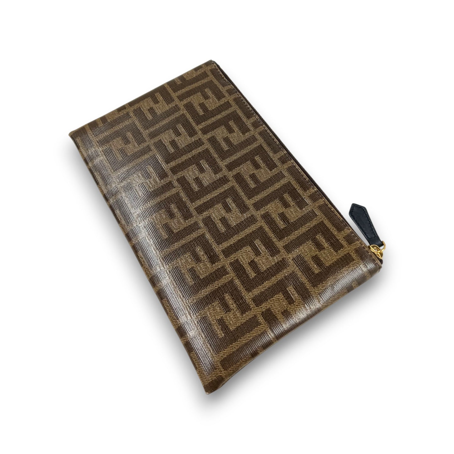 FENDI Clutch Bag 05642497 Rank (B) Brown Damage *Sticky