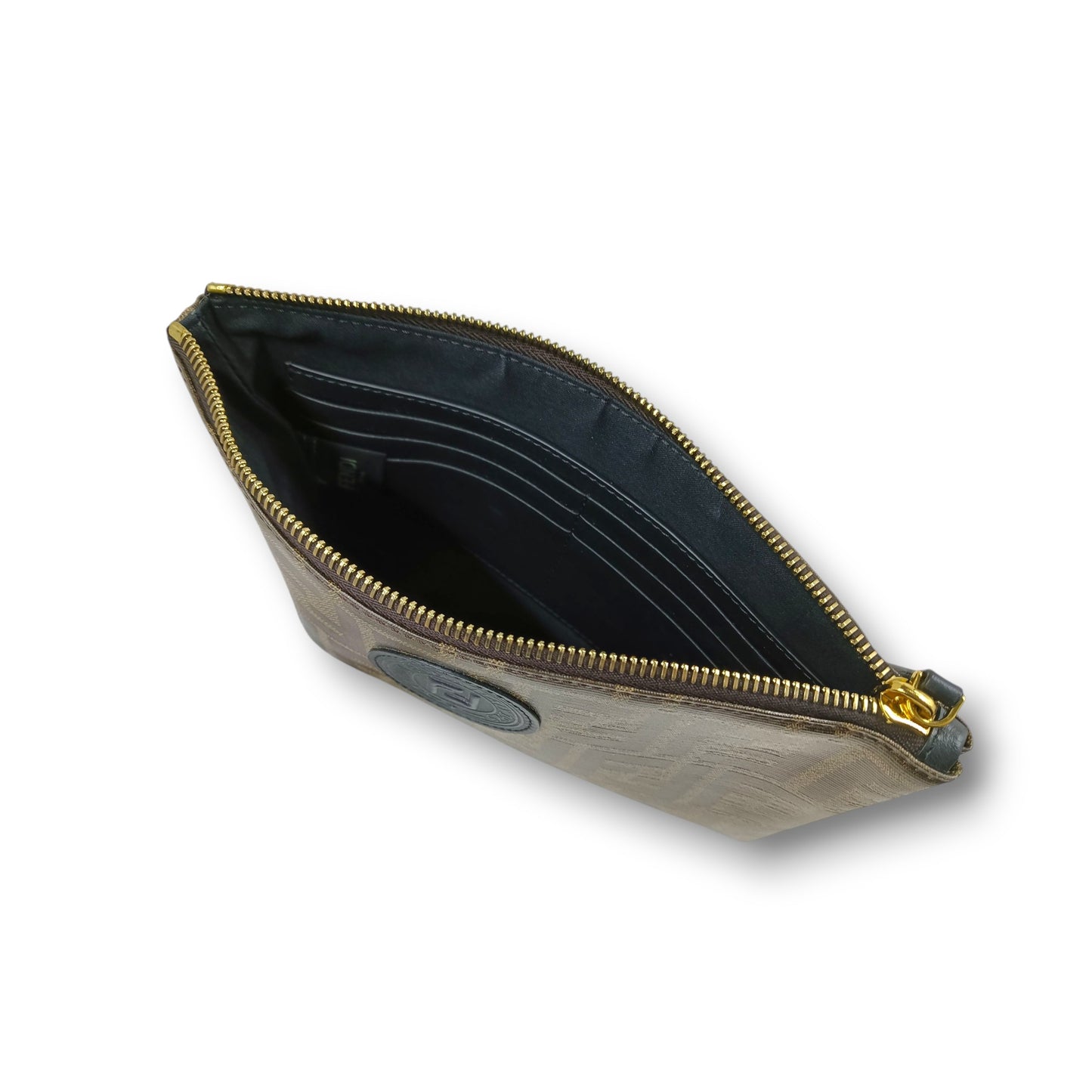 FENDI Clutch Bag 05642497 Rank (B) Brown Damage *Sticky
