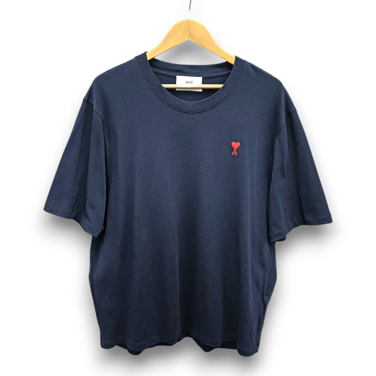 ami T-shirt Size M Mens Navy Rank (B) UTS005.726