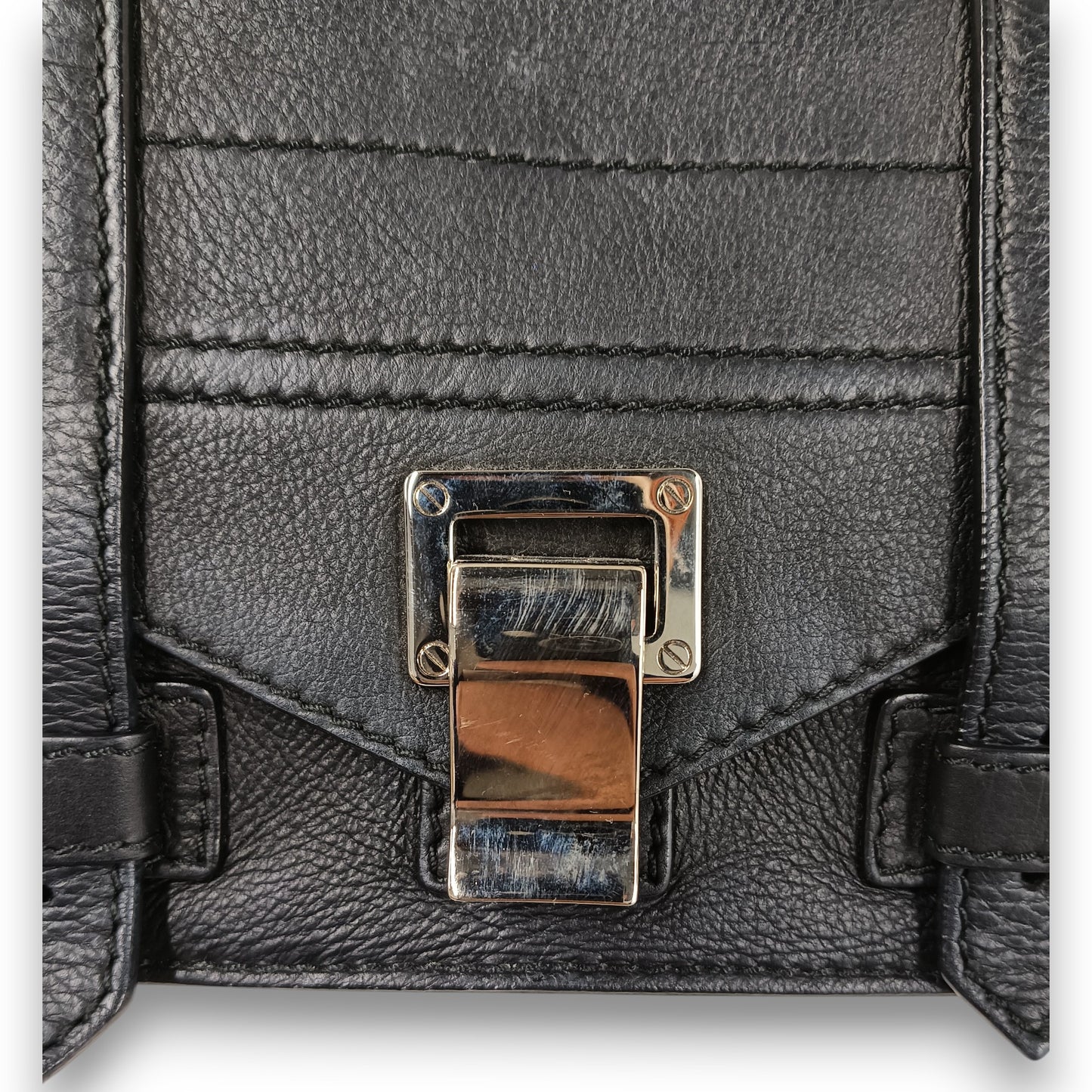 Proenza Schouler Shoulder Bag PS1 MINI Rank (B) Black Stain 1000217222