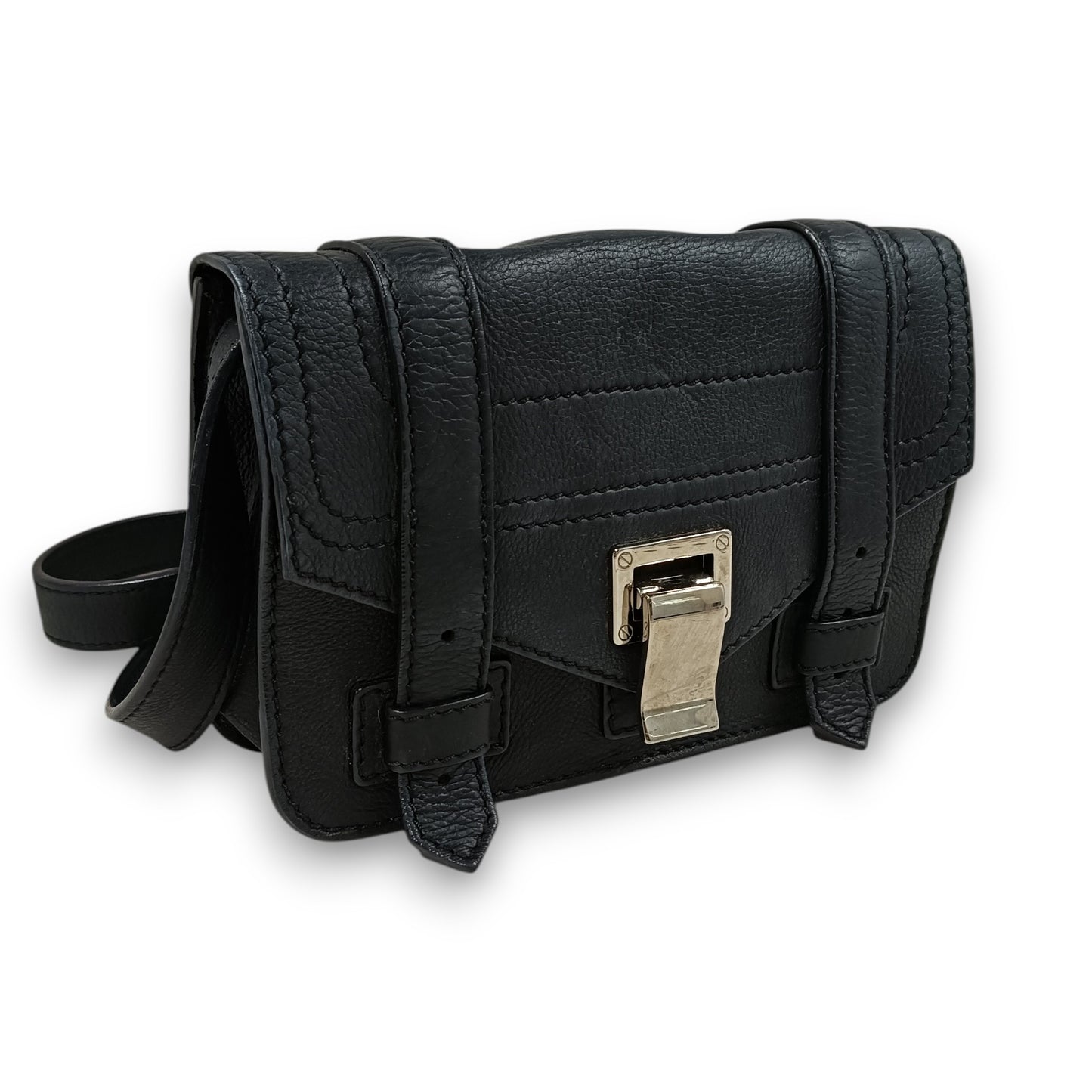 Proenza Schouler Shoulder Bag PS1 MINI Rank (B) Black Stain 1000217222