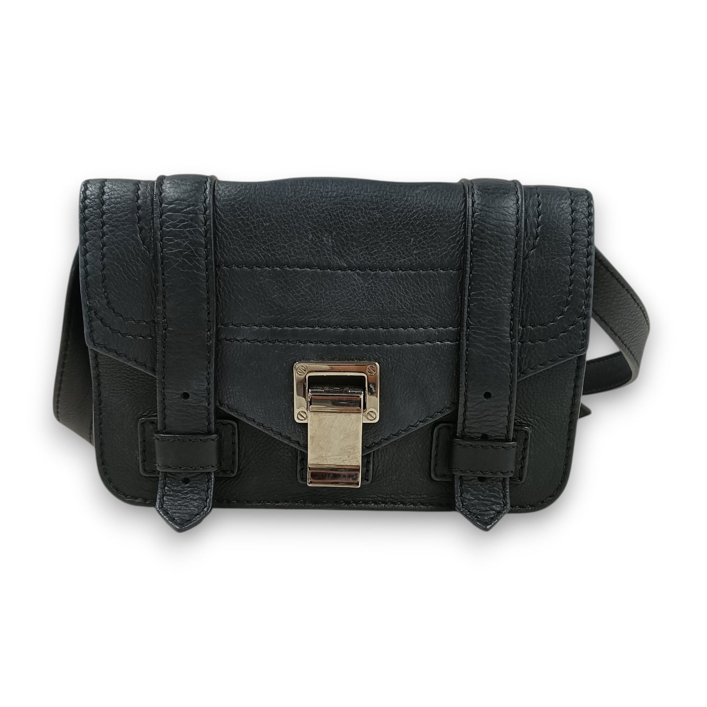 Proenza Schouler Shoulder Bag PS1 MINI Rank (B) Black Stain 1000217222