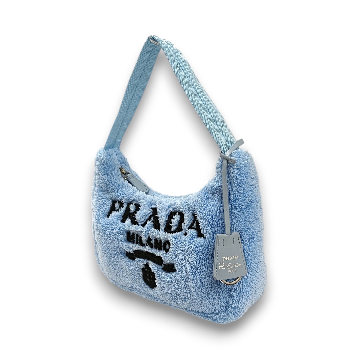 PRADA Shoulder Bag 1NE515 Rank (B) Sky Blue 31/A3 Re-edition 2000