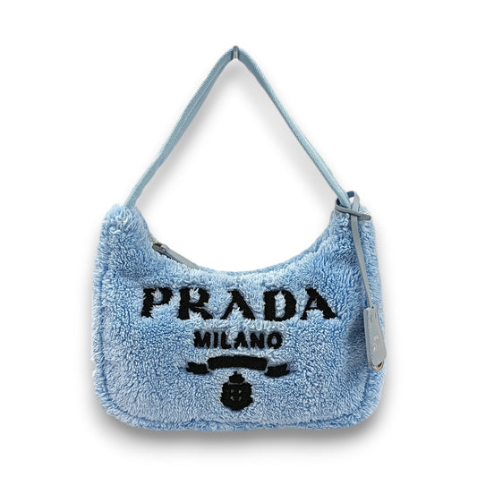 PRADA Shoulder Bag 1NE515 Rank (B) Sky Blue 31/A3 Re-edition 2000