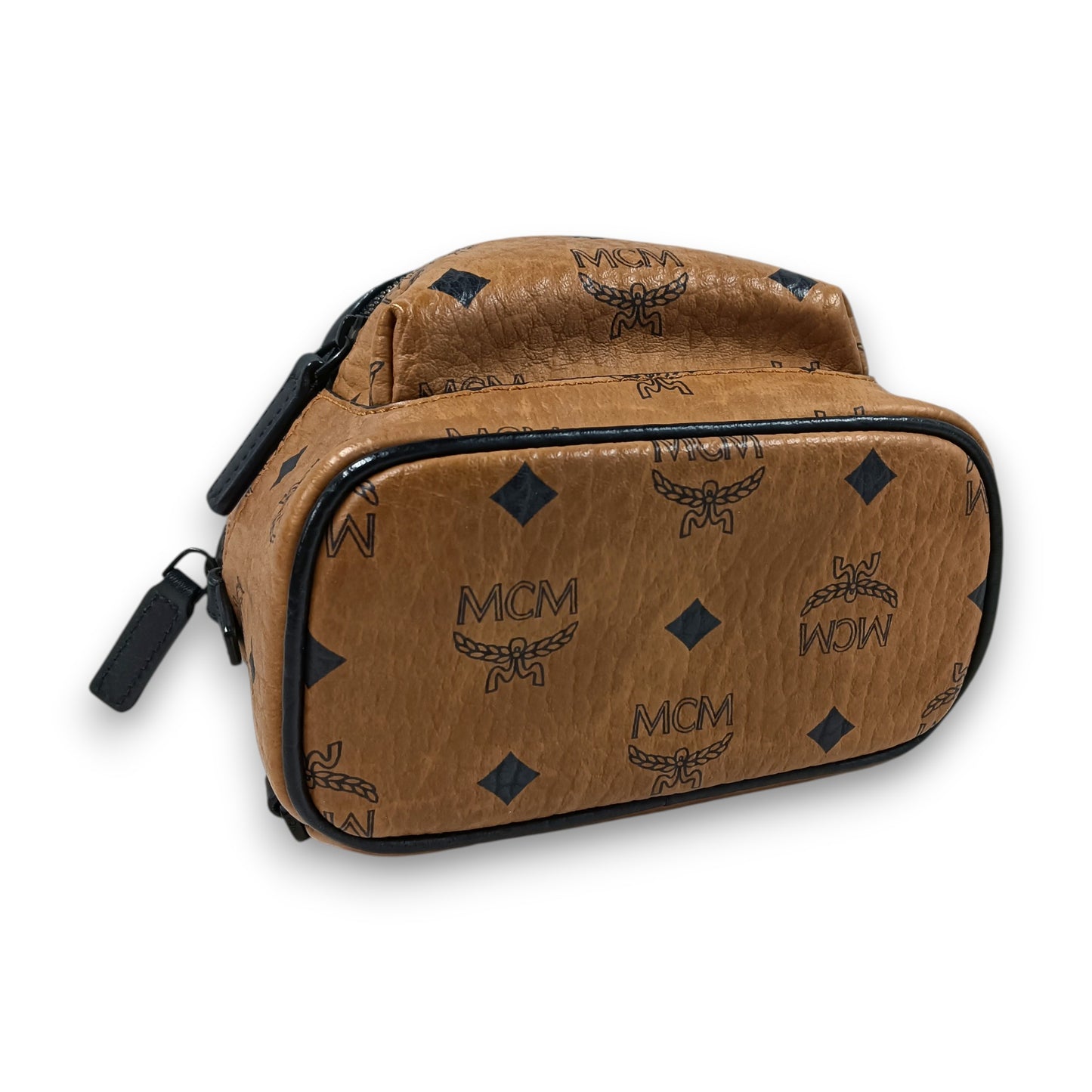 MCM Crossbody MMRCAVE01C0001 Rank (B) Brown/Black Stain