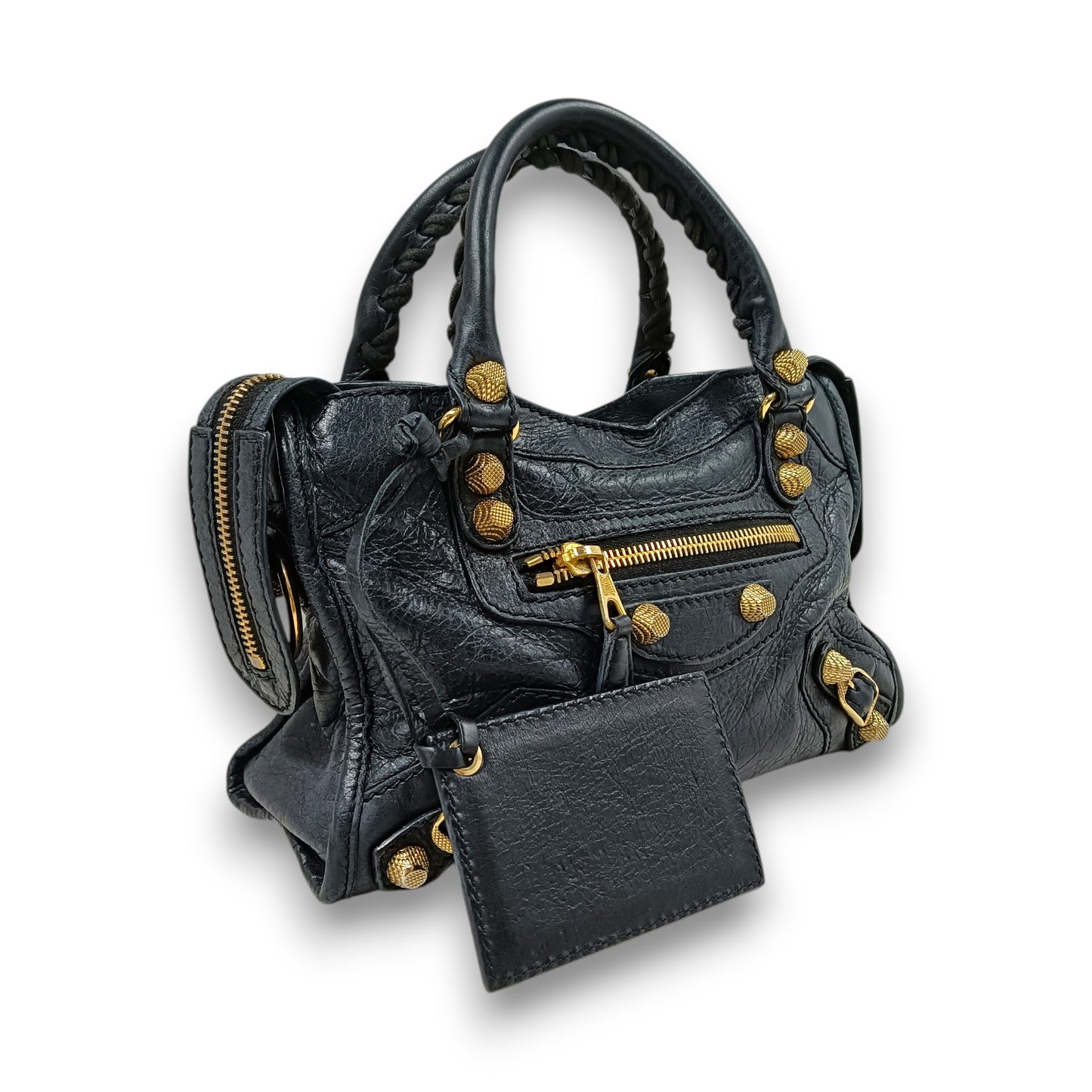 BALENCIAGA 2WAY Bag Rank (B) Navy Stain 309544.100.D.538735