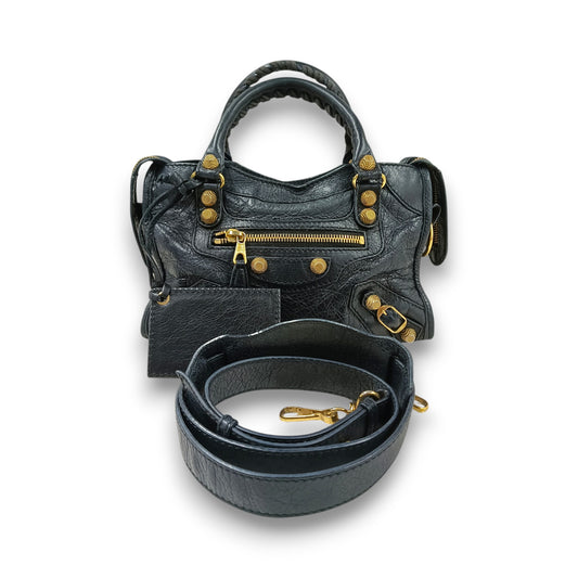 BALENCIAGA 2WAY Bag Rank (B) Navy Stain 309544.100.D.538735