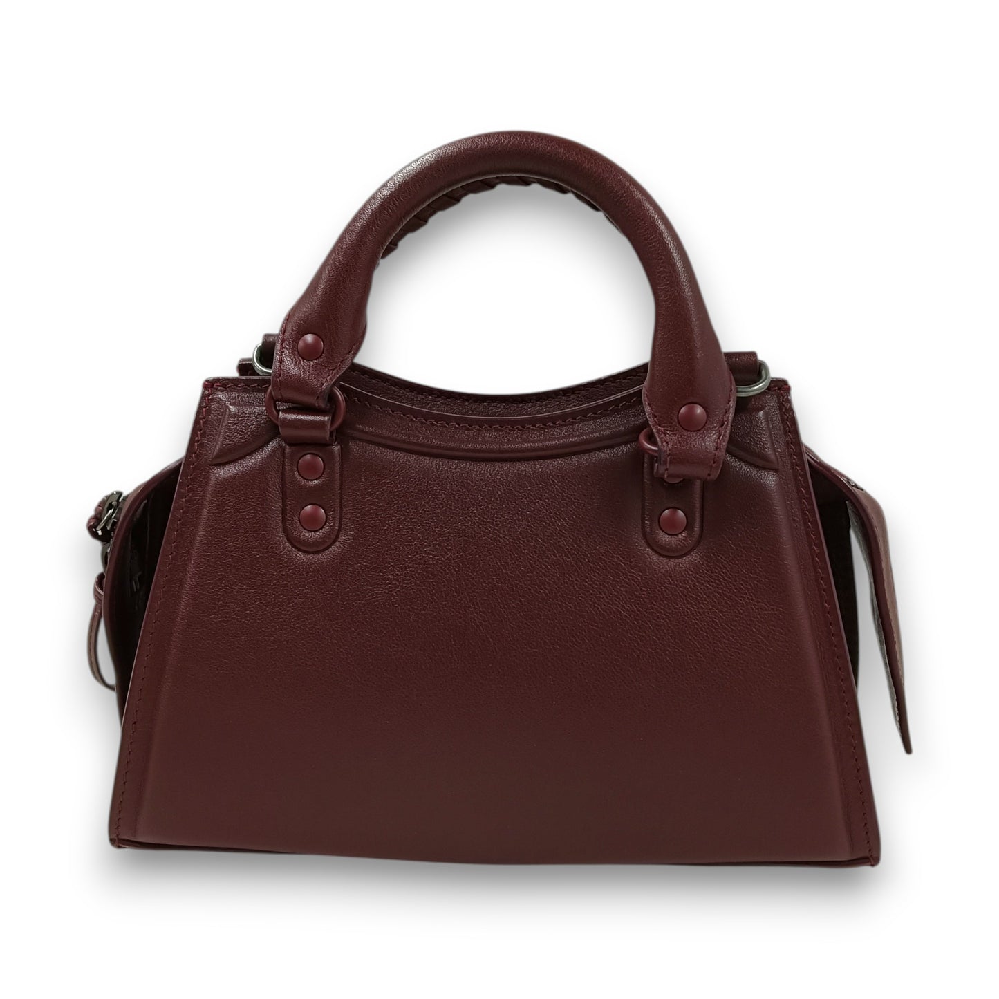 BALENCIAGA 2WAY Bag Rank (A) Burgundy *Small Damage 638524.6211.S.535269