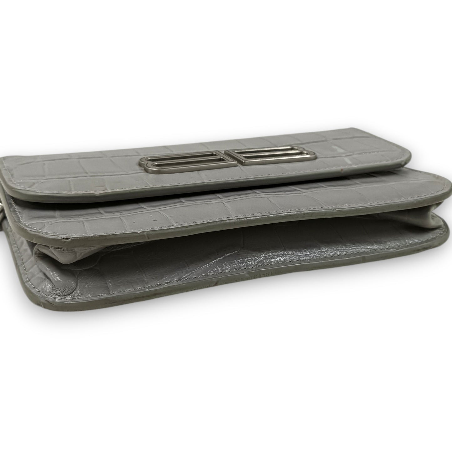 BALENCIAGA Shoulder Bag 688894 Rank (BC) Gray Stain
