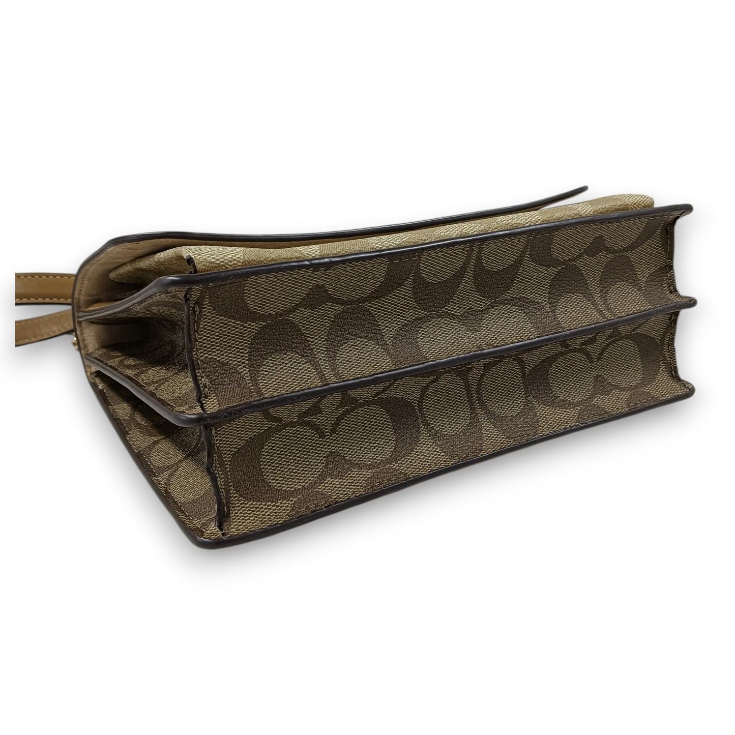 COACH Shoulder Bag CA148 Rank (B) Brown Damage