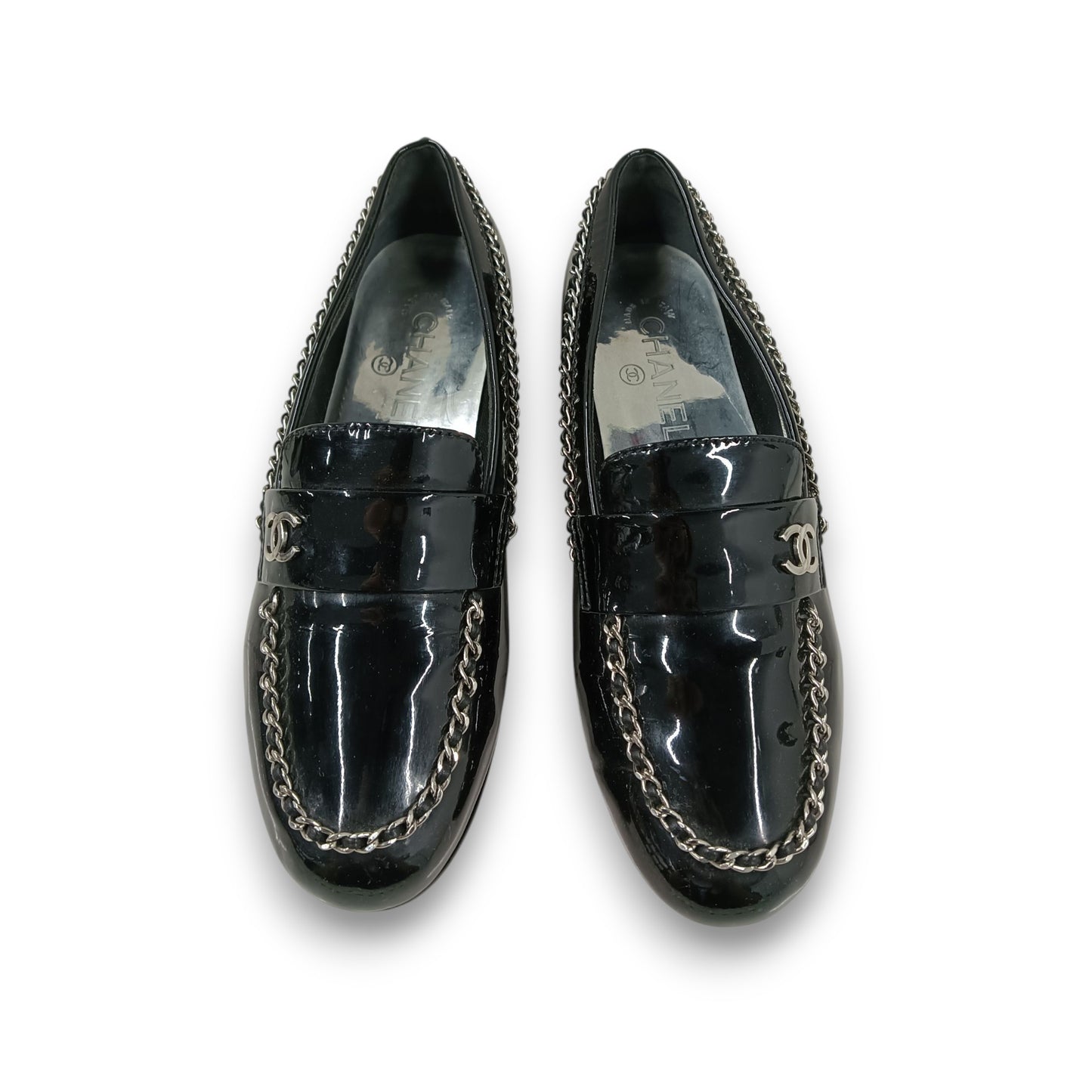 CHANEL Loafers 36c Lady's Black Rank (B) Stain x G35631