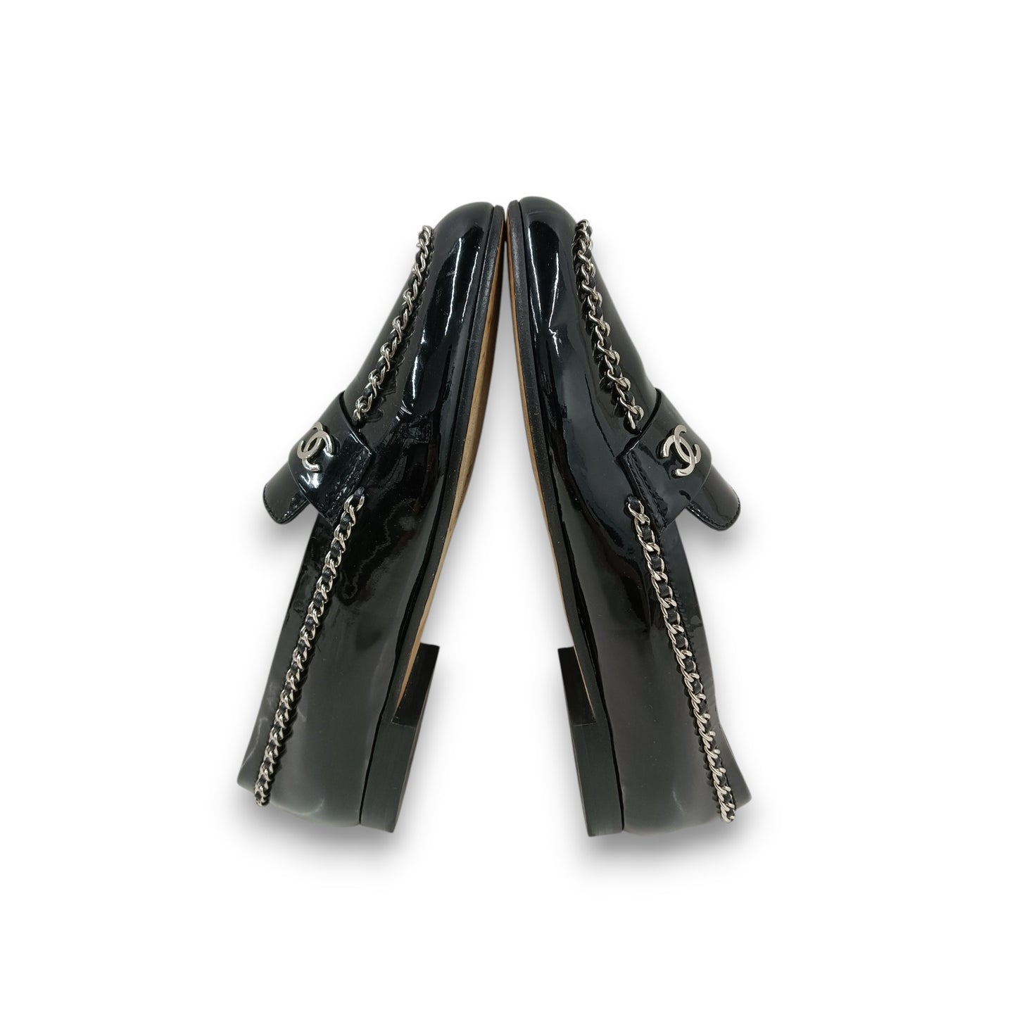 CHANEL Loafers 36c Lady's Black Rank (B) Stain x G35631