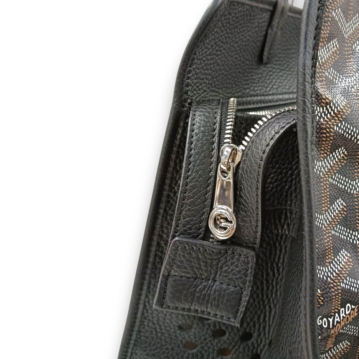 GOYARD Handbag Hardy PM Rank (AB) Black/Brown BAE 020189