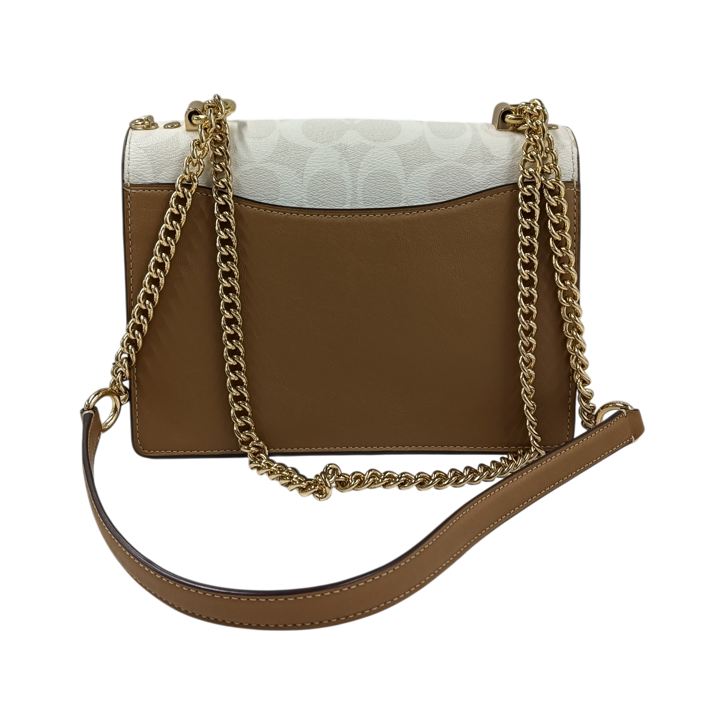 COACH Shoulder Bag CA148 Rank (B) Brown Damage