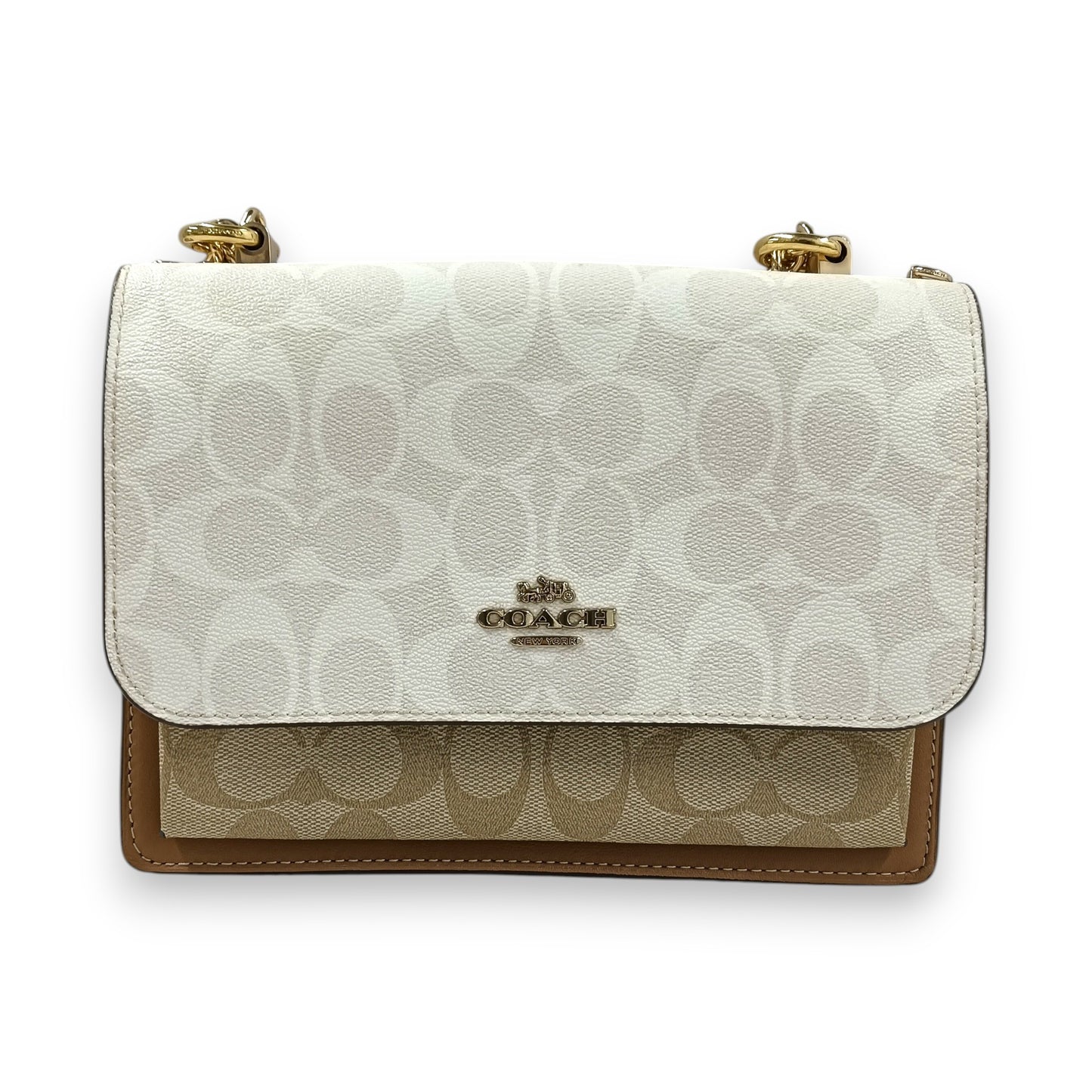 COACH Shoulder Bag CA148 Rank (B) Brown Damage