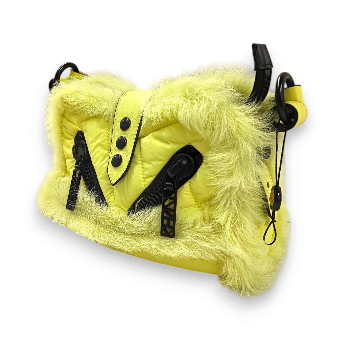 KENZO Shoulder Bag 1SA103 B04 Rank (B) Yellow Stain